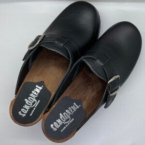Sandgrens Nashville Buckled Clog Mule NWT 36